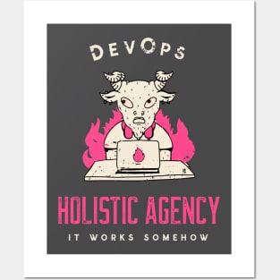 Devops holistic agency Posters and Art